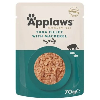 Applaws tuńczyk z makrelą w galaretce 70g
