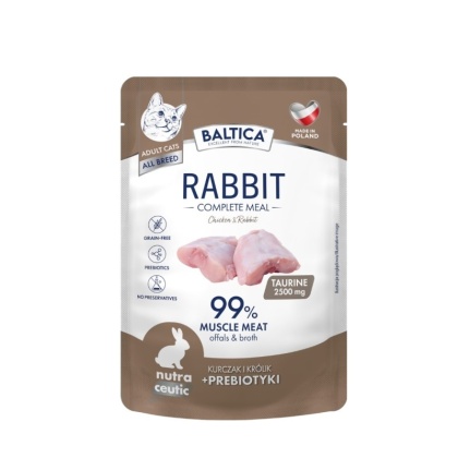 Baltica Nutraceutic Kurczak z królikiem 100g