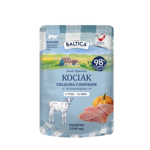 Baltica Smaki Regionów Cielęcina z indykiem 100g