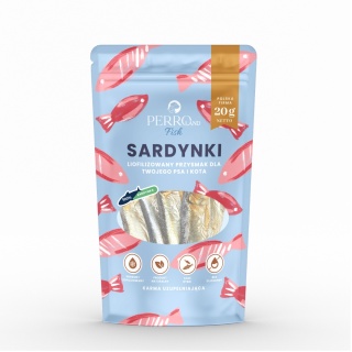 Perroland sardynki liofilizowane 20g