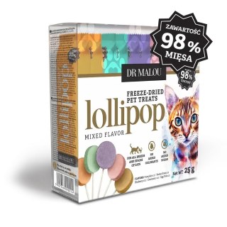 Dr Malou liofilizowane lizaki mix smaków