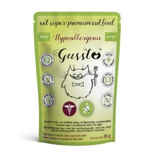 Gussto Hypoallergenic karma mokra weterynaryjna konina 85g