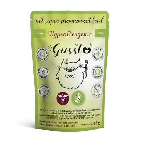 Gussto Hypoallergenic karma mokra weterynaryjna konina 85g