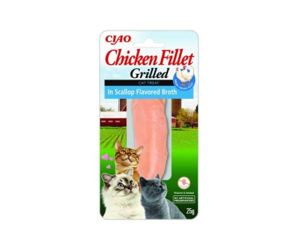 INABA CIAO grillowany filet z kurczaka w bulionie z przegrzebków