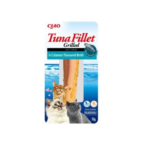 INABA CIAO grillowany filet z tuńczyka w bulionie z kalmarów