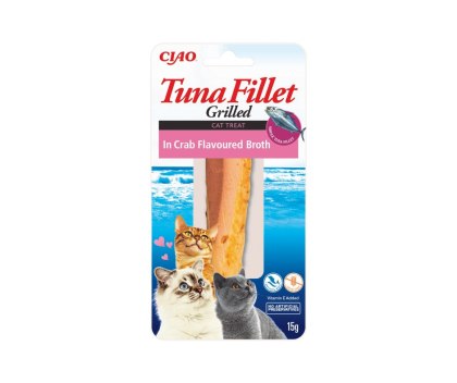 INABA CIAO grillowany filet z tuńczyka w bulionie z kraba