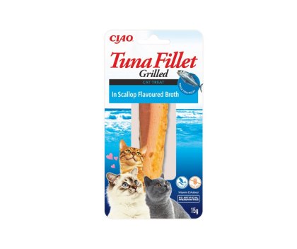 INABA CIAO grillowany filet z tuńczyka w bulionie z przegrzebków