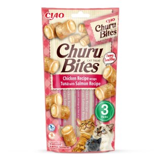 Inaba Churu Bites kurczak z tuńczykiem i łososiem