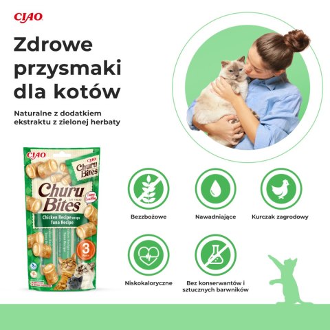 Inaba Churu Bites kurczak z tuńczykiem