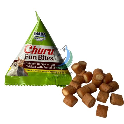Inaba Churu Fun Bites kurczak z dynią 12g