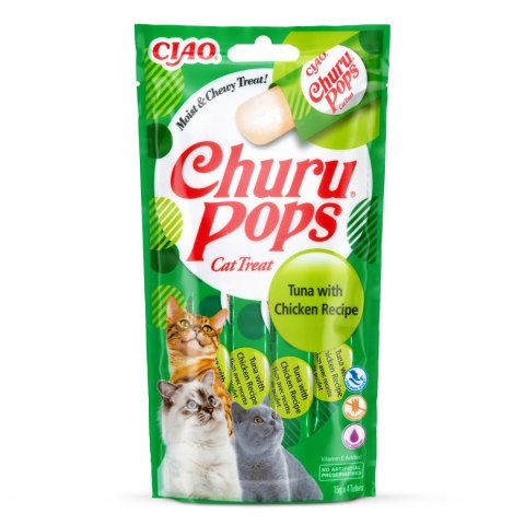 Inaba Churu Pops przysmak o smaku tuńczyka i kurczaka
