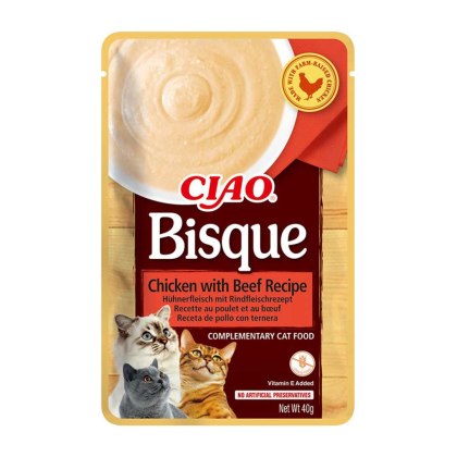 Inaba Ciao Bisque kurczak z wołowiną