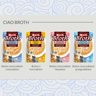 Inaba Ciao Broth kurczak z łososiem w bulionie