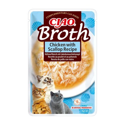 Inaba Ciao Broth kurczak z przegrzebkami w bulionie
