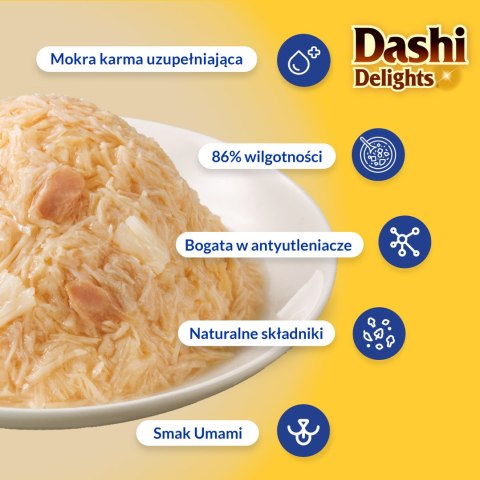 Inaba Dashi Delights Delicate Flakes kurczak, tuńczyk i łosoś