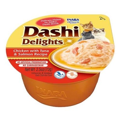 Inaba Dashi Delights kurczak z tuńczykiem i łososiem