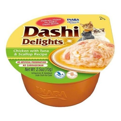 Inaba Dashi Delights kurczak z tuńczykiem i przegrzebkami