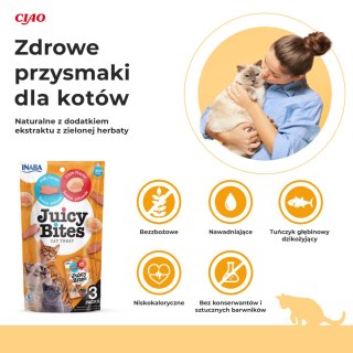 Inaba Juicy Bites wilgotne przysmaki o smaku ryby i małży
