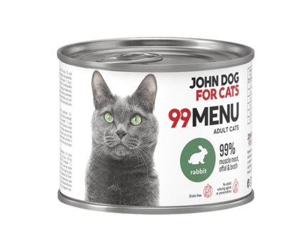 John Dog for cats 99Menu królik