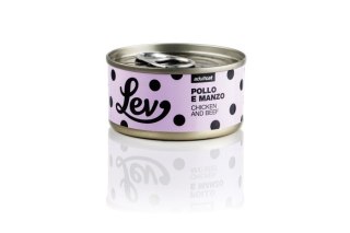 Lev Cat kurczak z wołowiną w bulionie 70g