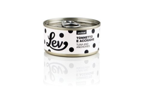 Lev Cat tuńczyk z anchois w bulionie 70g