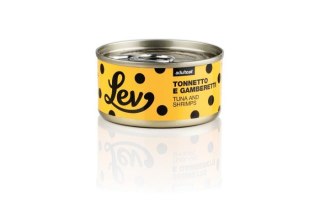 Lev Cat tuńczyk z krewetkami w bulionie 70g