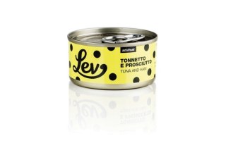Lev Cat tuńczyk z szynką w bulionie 70g