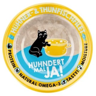 Lucky Lou Extrafood kurczak i tuńczyk w bulionie 70g (puszka)