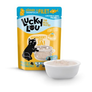 Lucky Lou Extrafood kurczak i tuńczyk w bulionie 70g (saszetka)