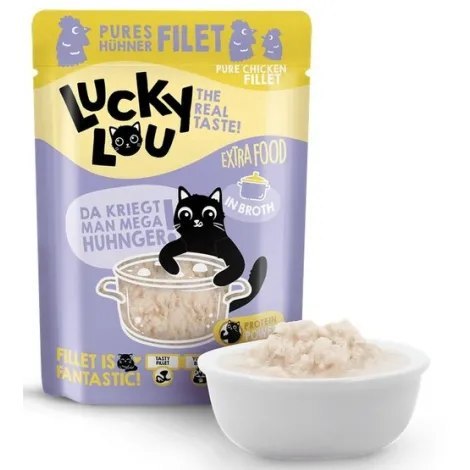 Lucky Lou Extrafood kurczak w bulionie 70g (saszetka)