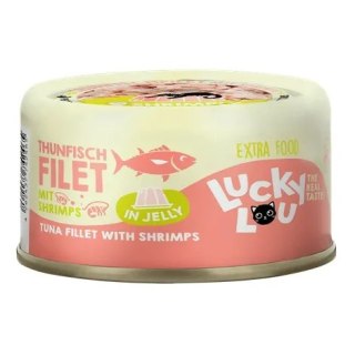 Lucky Lou Extrafood tuńczyk i krewetki w galaretce 70g (puszka)