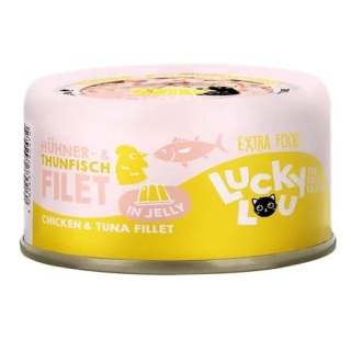 Lucky Lou Extrafood tuńczyk i kurczak w galaretce 70g (puszka)