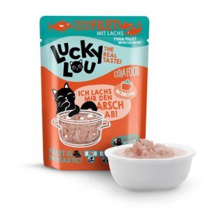 Lucky Lou Extrafood tuńczyk i łosoś w bulionie 70g (saszetka)