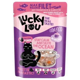Lucky Lou extrafood makrela i tuńczyk w bulionie 70g (saszetka)