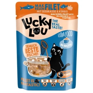 Lucky Lou extrafood makrela i dorada w bulionie 70g (saszetka)