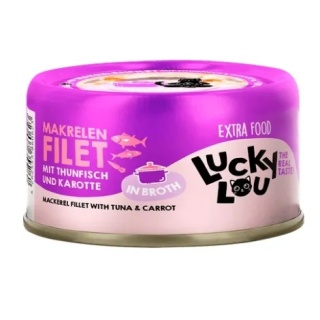 Lucky Lou extrafood makrela i tuńczyk w bulionie 70g (puszka)