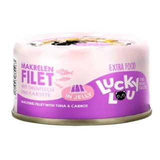 Lucky Lou extrafood makrela i tuńczyk w galaretce 70g (puszka)