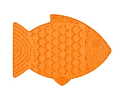 Mata do lizania LickiMat Felix pomarańczowa