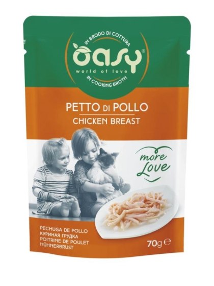 OASY MORE LOVE pierś z kurczaka 70g (saszetka)