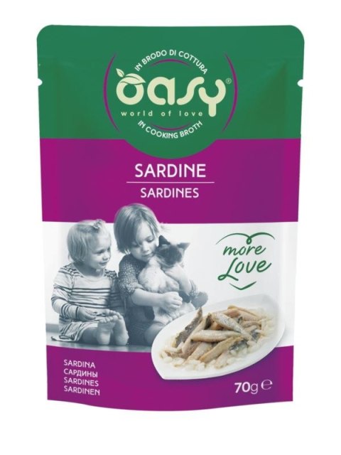 OASY MORE LOVE sardynki 70g