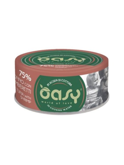 OASY MORE LOVE tuńczyk i krewetki 70g
