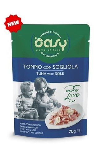 OASY MORE LOVE tuńczyk i sola 70g (saszetka)
