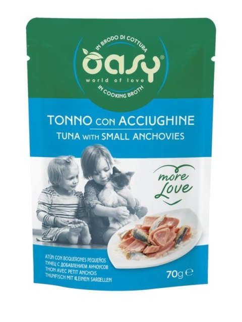OASY MORE LOVE tuńczyk z anchois 70g (saszetka)