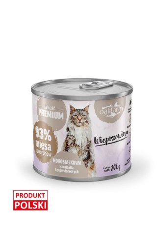 Oakfarm karma mokra wieprzowina 200g