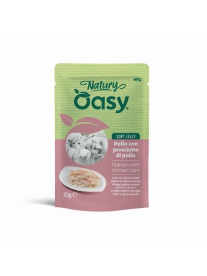 Oasy Natury kurczak z szynką w galaretce 70g