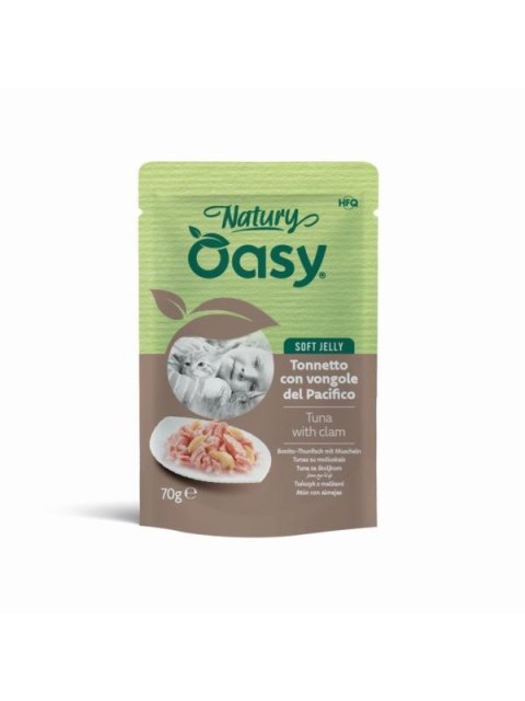 Oasy Natury tuńczyk z małżami w galaretce 70g