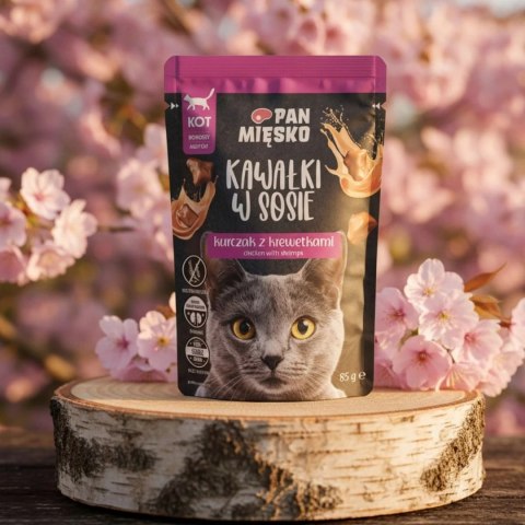 Pan Mięsko Kawałki w sosie kurczak z krewetkami