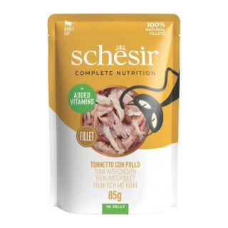 Schesir CB tuńczyk z kurczakiem w galarecie 85 g