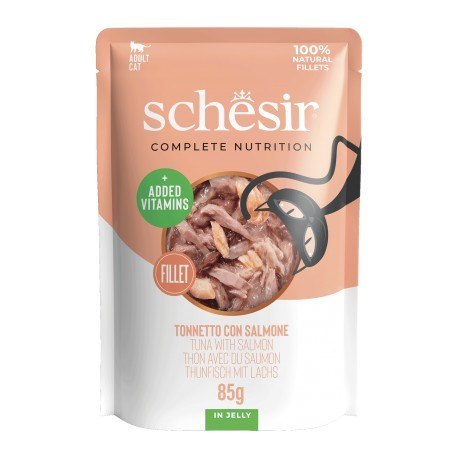 Schesir CB tuńczyk z łososiem w galarecie 85 g