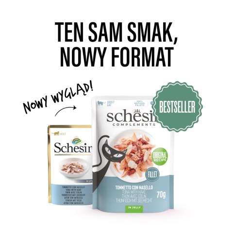 Schesir Complements tuńczyk z morszczukiem 70 g